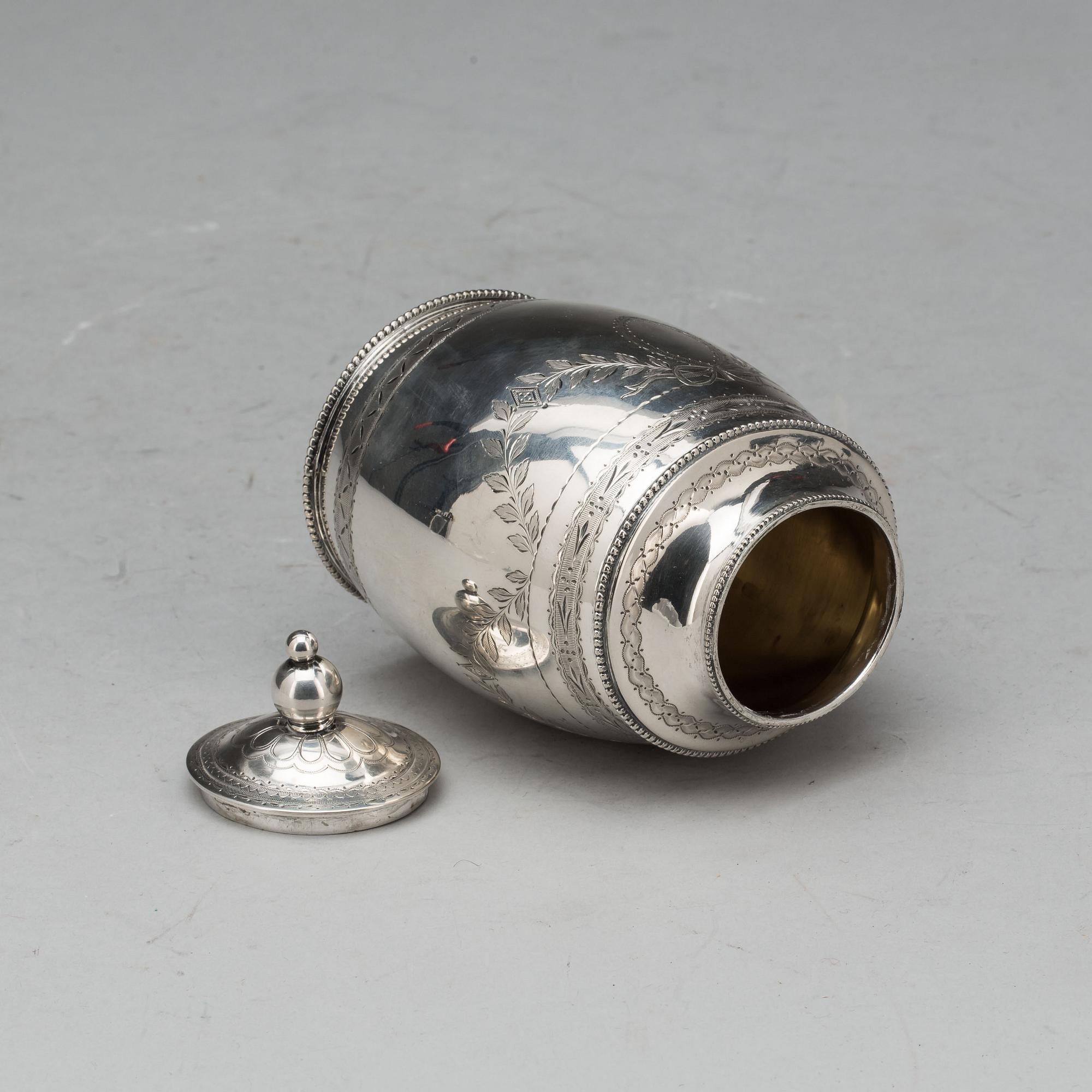 TEDOSA MED LOCK, silver, Danmark, Köpenhamn. 1908.