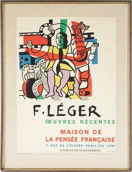 Fernand Léger · FERNAND LÉGER (Efter), La Parade (Fernand Léger, Oeuvres Récentes). Sign och numr 151/250.