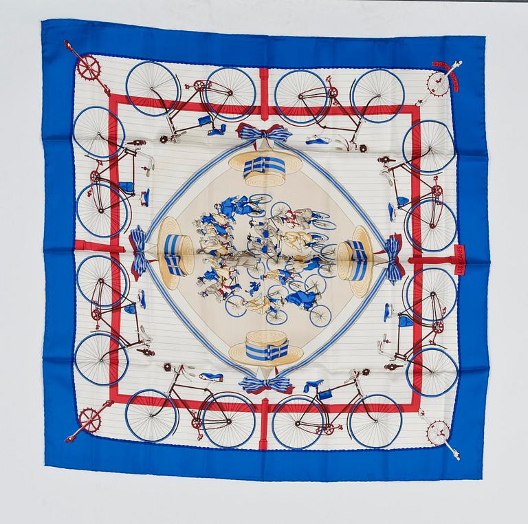 SCARF, Hermès, 1950-tal "Les Becanes".