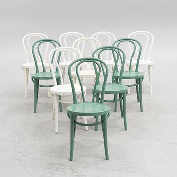 Gillis Lundgren, chairs, 10 pcs, "Öglan", IKEA, late 20th century.