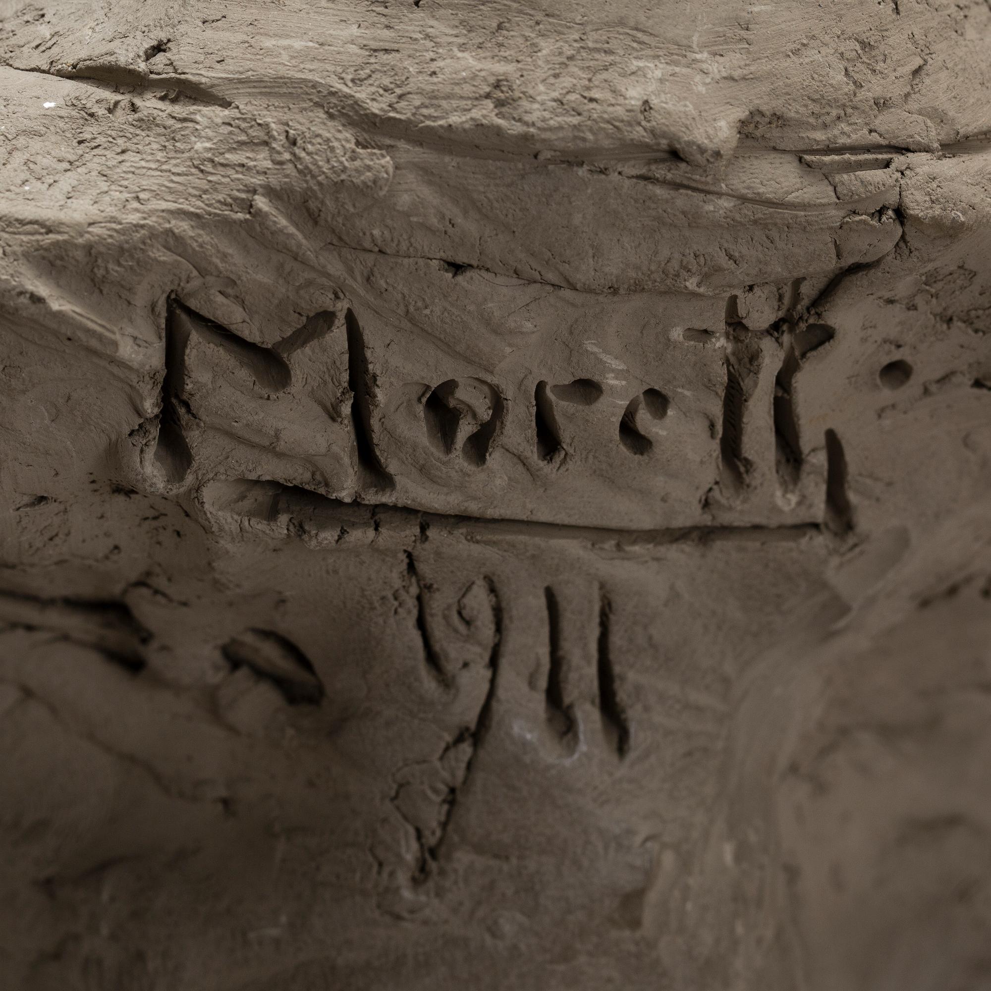 ALESSANDRO MORETTI, sculpture, clay. 1911.