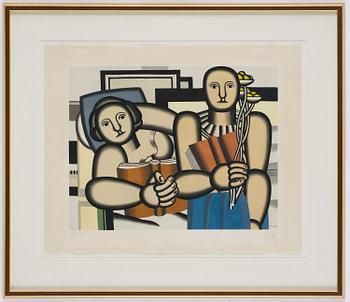 Fernand Léger, after, "La lecture".