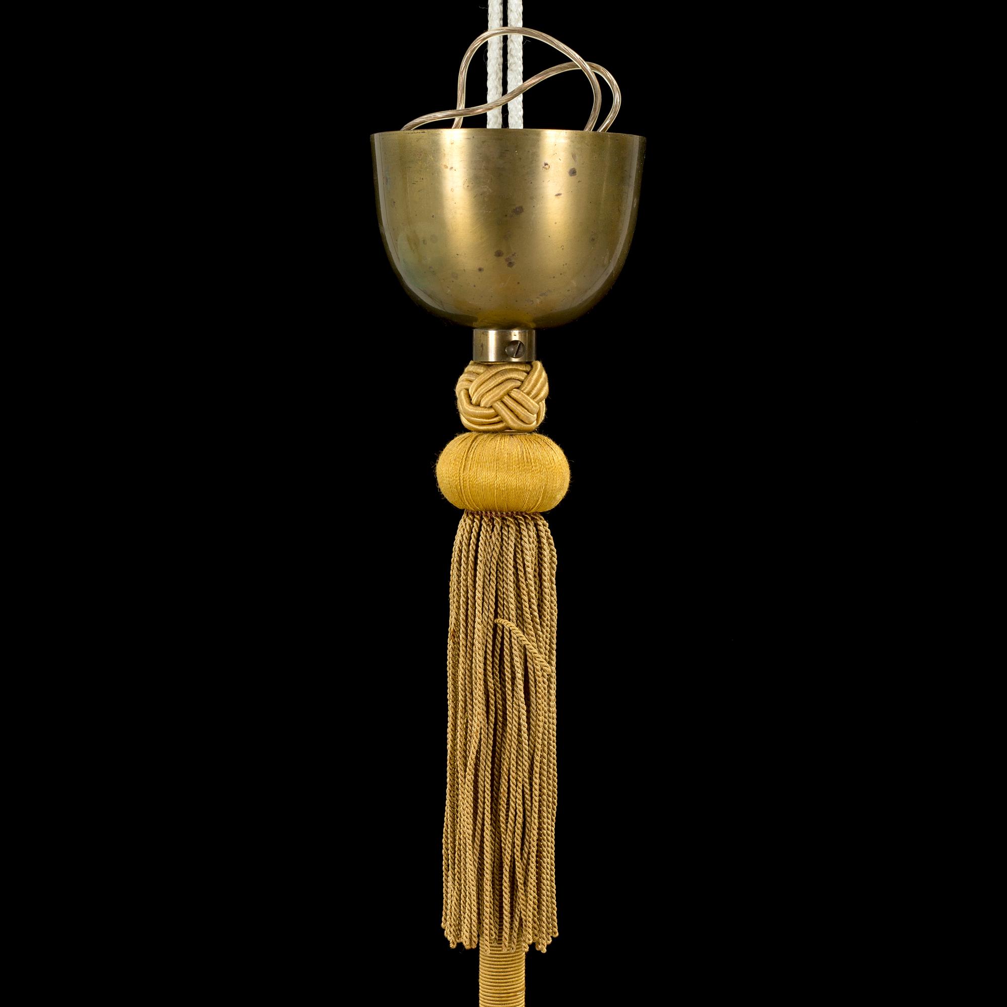 An early 20th century ceiling light.