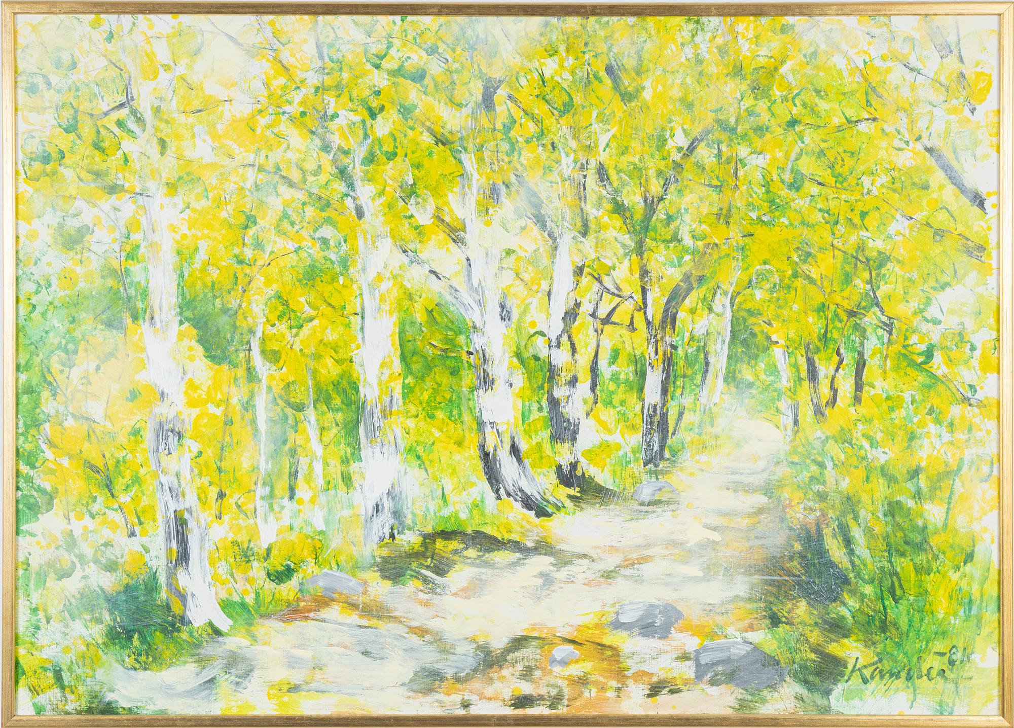 Leif Kander, oil on canvas, signed and dated -81.