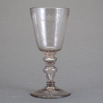 POKAL, glas, Tyskland, 1700-tal.