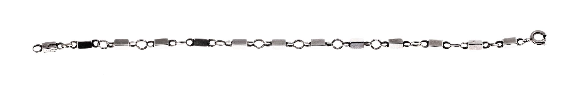 ARMLÄNK, silver, Wiwen Nilsson, Lund, 1945.