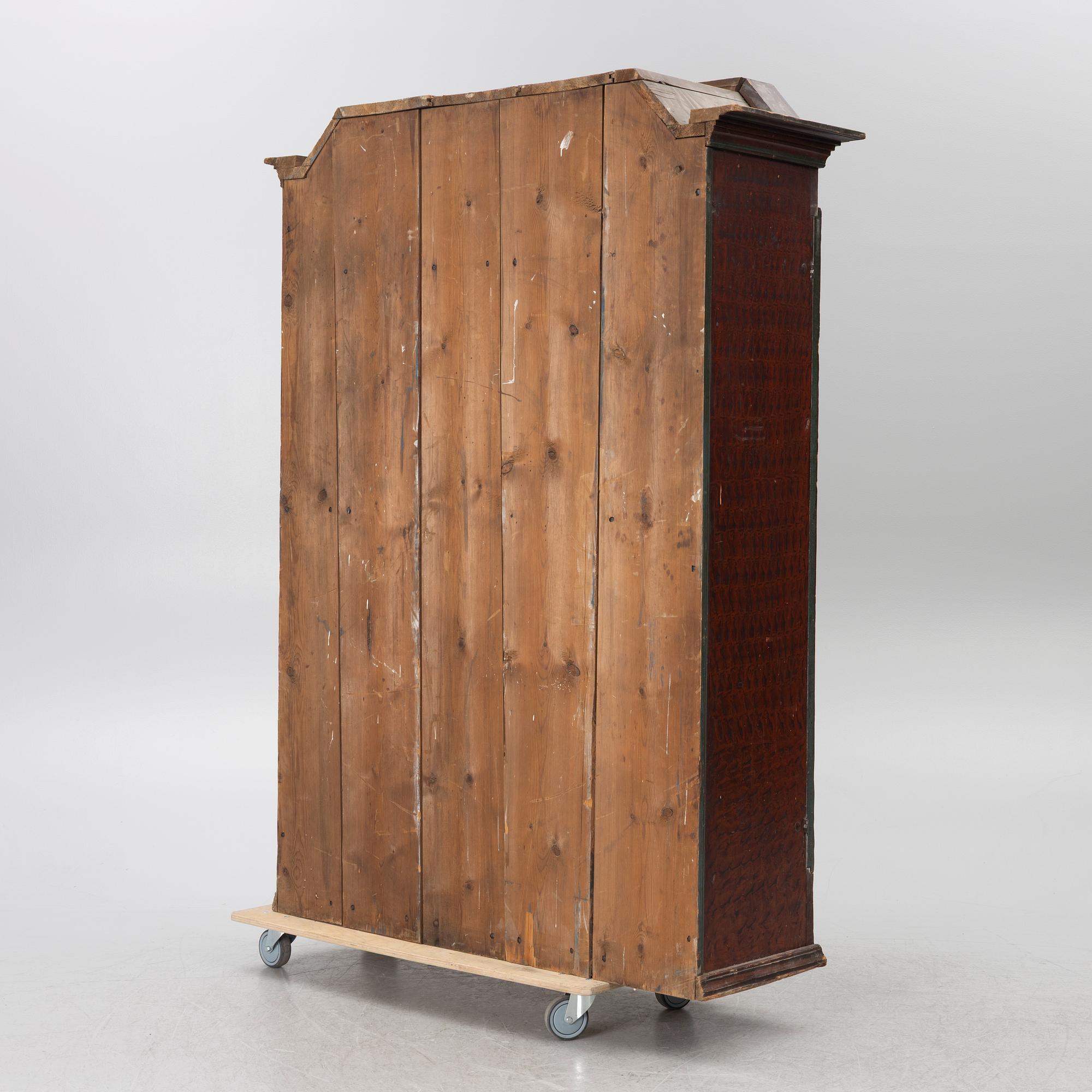 A cabinet, Värmland, dated 1873.