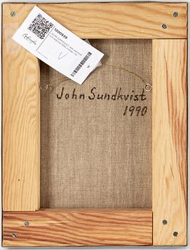 JOHN SUNDKVIST, duk signerad och daterad 1990 a tergo.