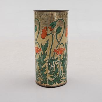 PARAPLYSTÄLL, litograferad plåt, jugend, 1900-talets första hälft.
