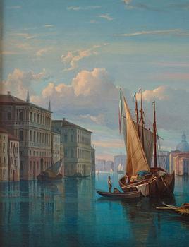 Gustaf Wilhelm Palm, "Vue af Palazzo Cà d'Oro i Venedig".