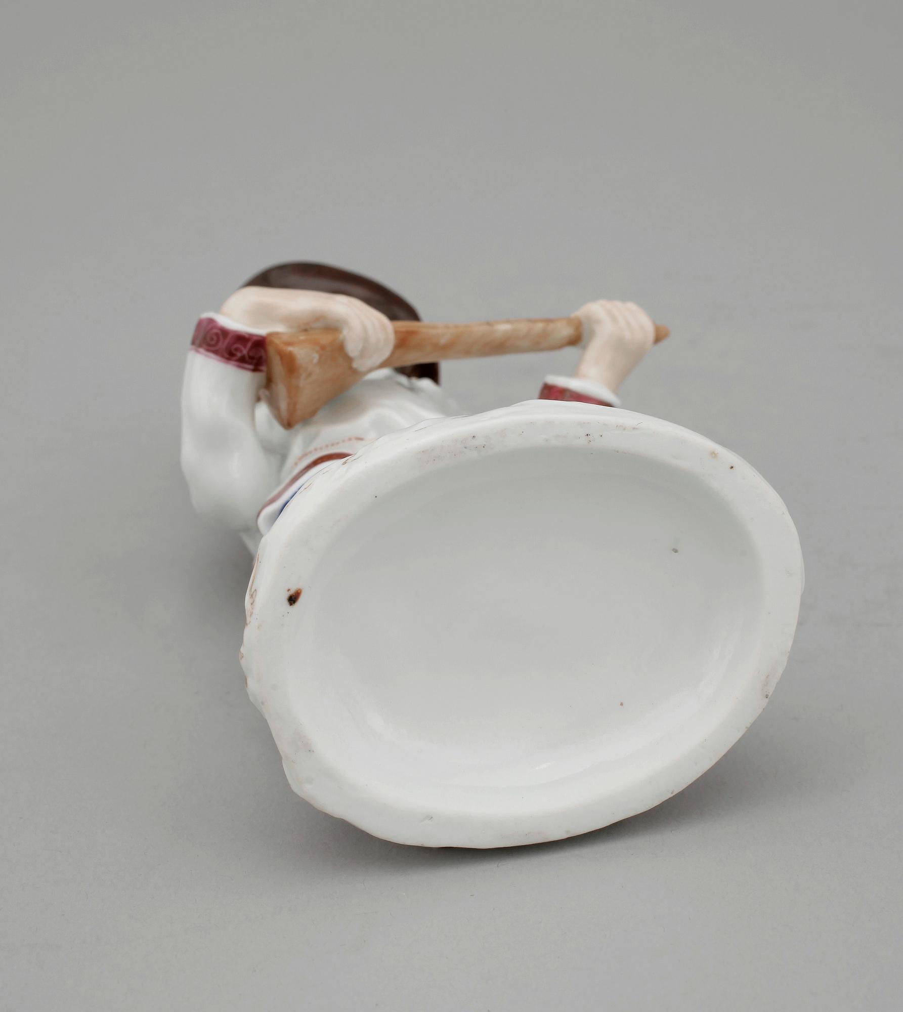 FIGURIN, porslin, Ryssland, 1800-tal.