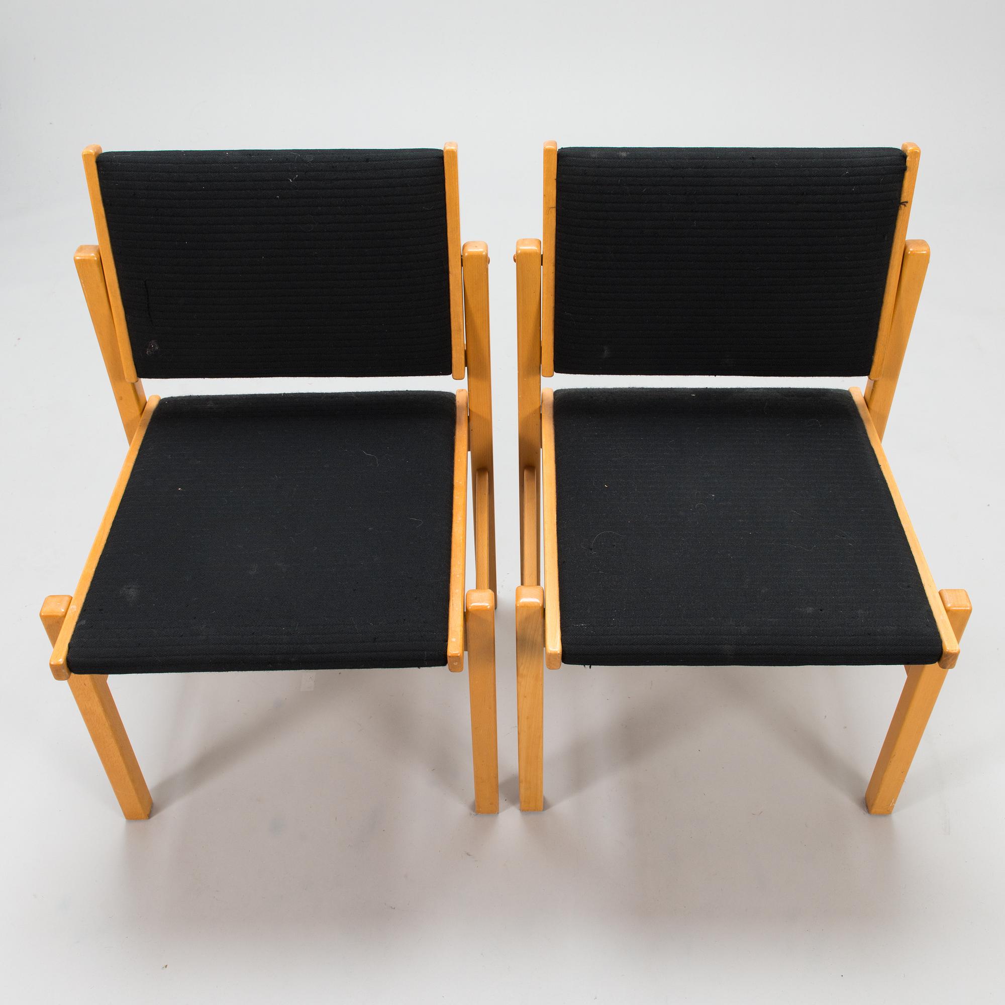 A set of 10 chairs from 1970/80's.