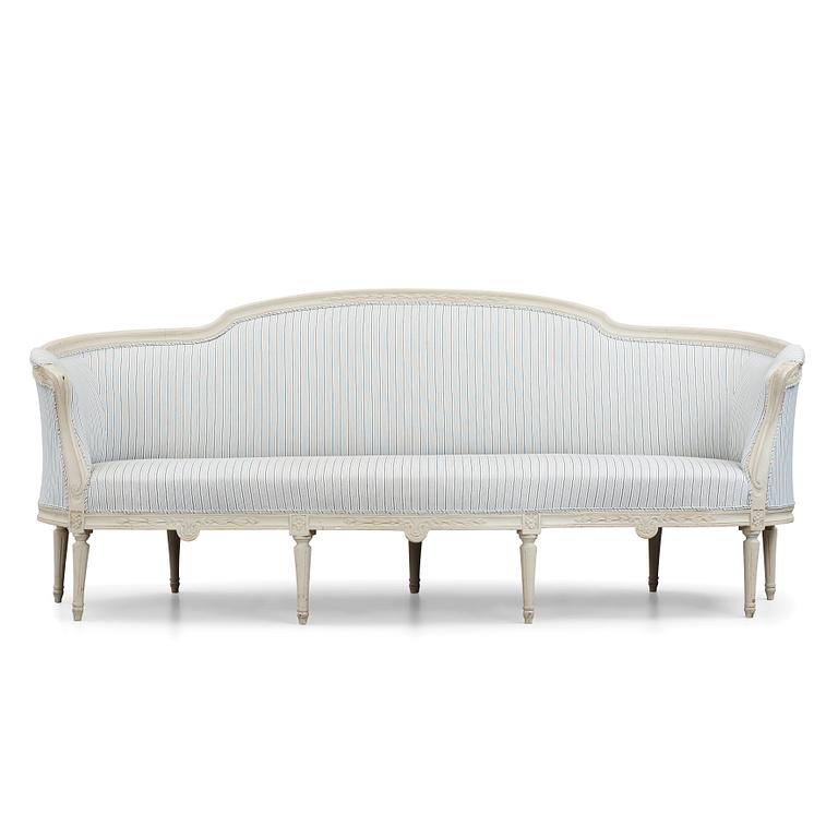 A Gustavian sofa.