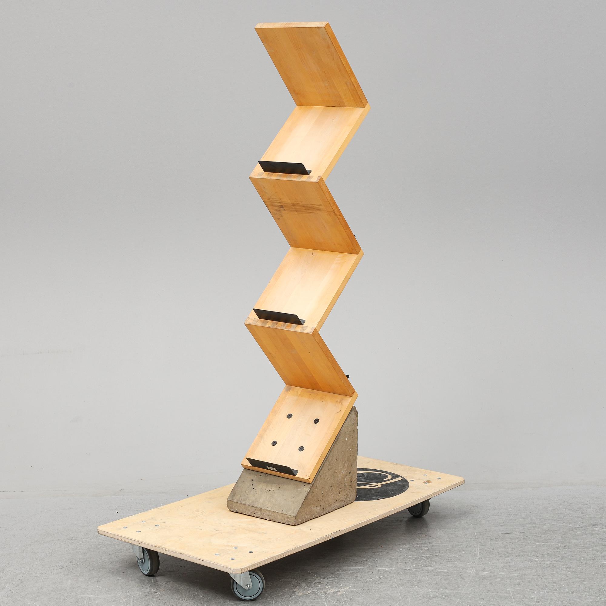 JONAS BOHLIN, hylla, "Zink", Källemo, formgiven 1984.