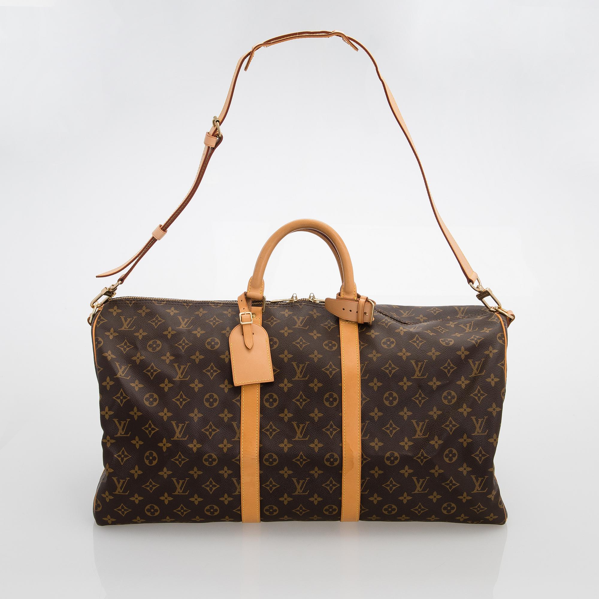 Louis Vuitton, 'Keepall 55 bandoulière', weekend bag.