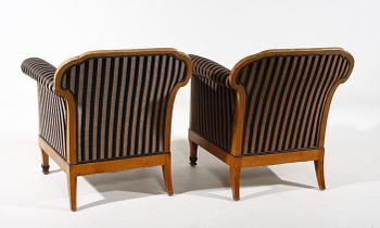 SOFFGRUPP, 3 delar, Karl-Johan stil, 1920/30-tal.