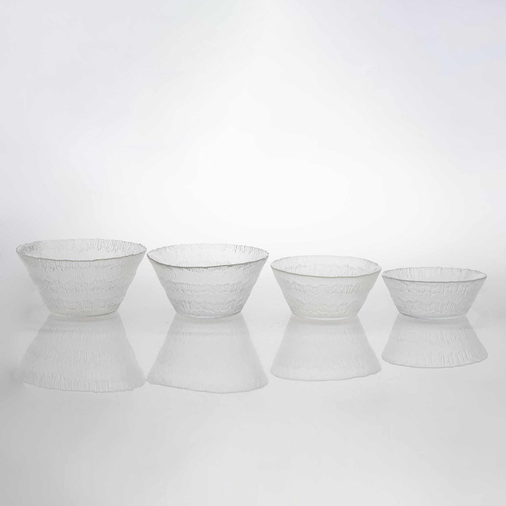 Tapio Wirkkala, Servis, glas, 47 delar, "Solaris", Iittala.