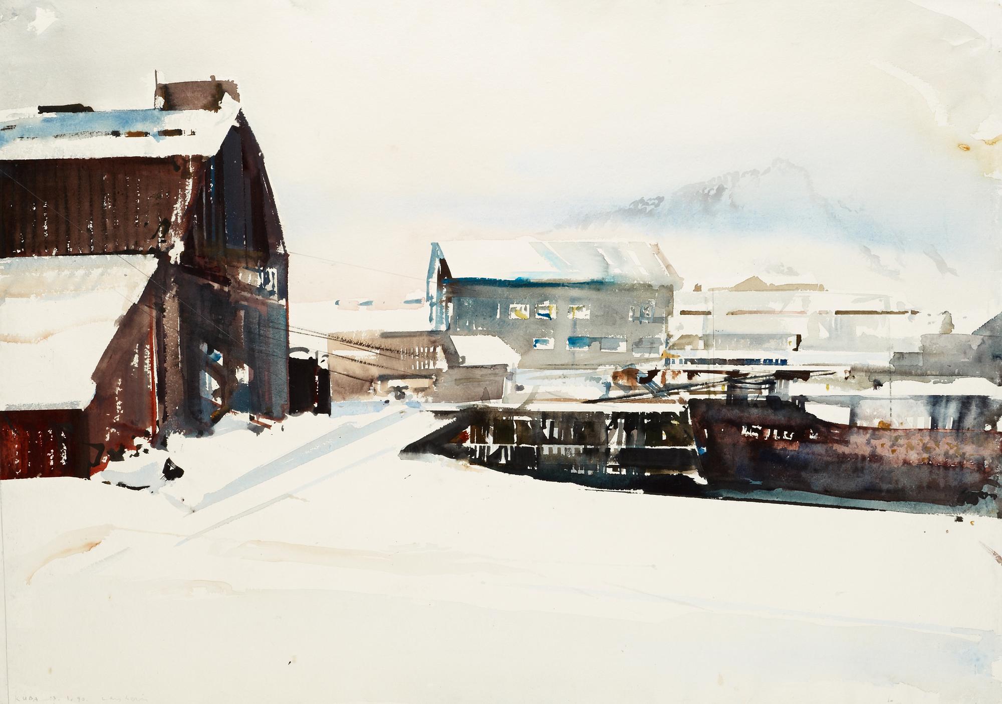 Lars Lerin, Untitled.