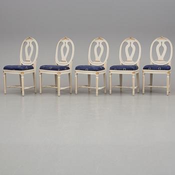 STOLAR, 5 st, gustaviansk stil, 1900-talets slut.