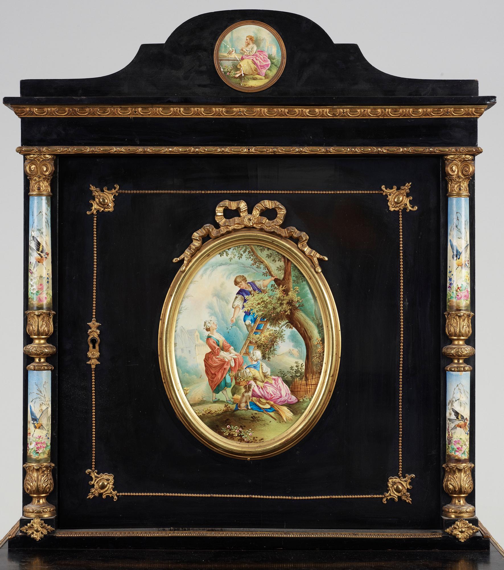 SKRIVMÖBEL, eklektisk stil, omkring sekelskiftet 1900.