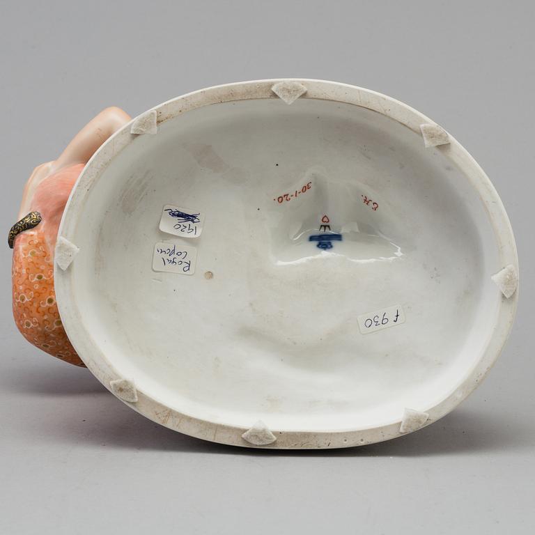 A Royal Copenhagen porcelain figure after Gerhard Hening, Denmark 1920's.