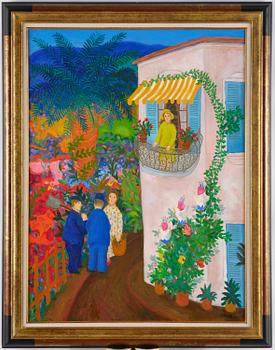 Lennart Jirlow, On the balcony, Provence.