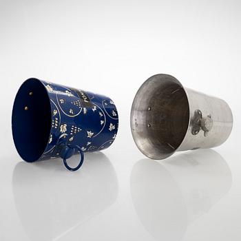 Samppanjajäähdyttimiä, 2 kpl, 1900-luvun loppu.