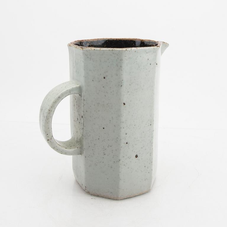 Signe Persson-Melin, a glazed ceramic pitcher, signed by hand numbered 178 och dated 1982, Rörstrand.