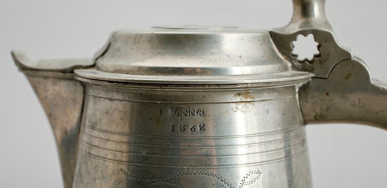 STOP, tenn, Gösta Otto Ekström, Örebro 1862.