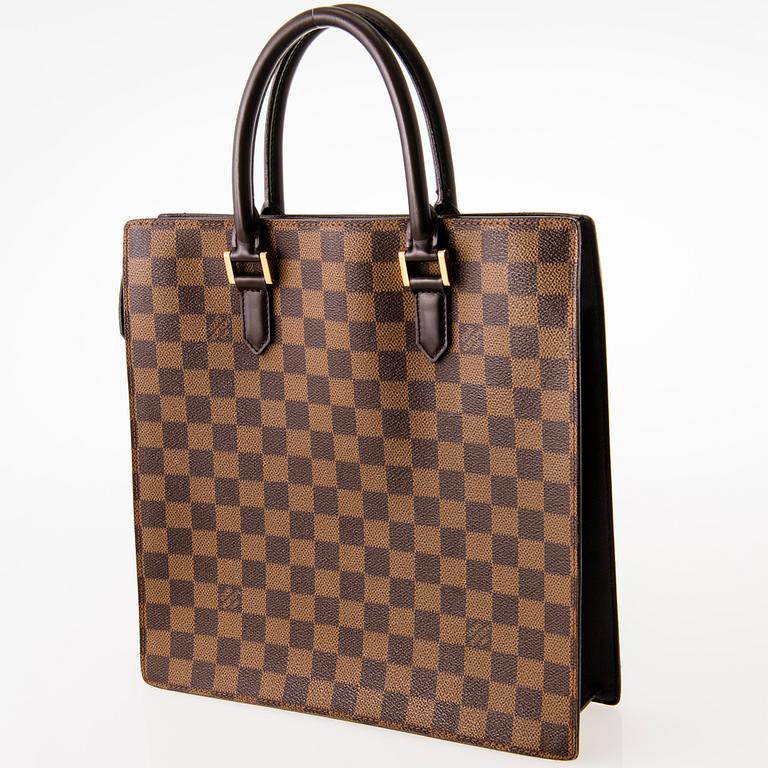 LOUIS VUITTON Damier Ebène Venice Sac Plat Bag.