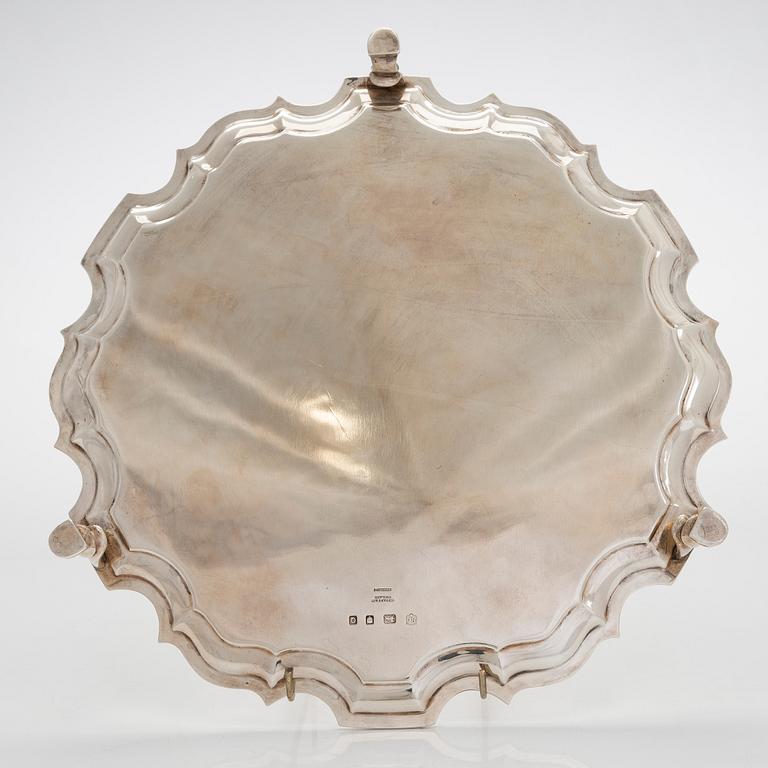 Tiffany & Co, Richard Comyns för Tiffany & Co, salver, sterlingsilver, London 1951.