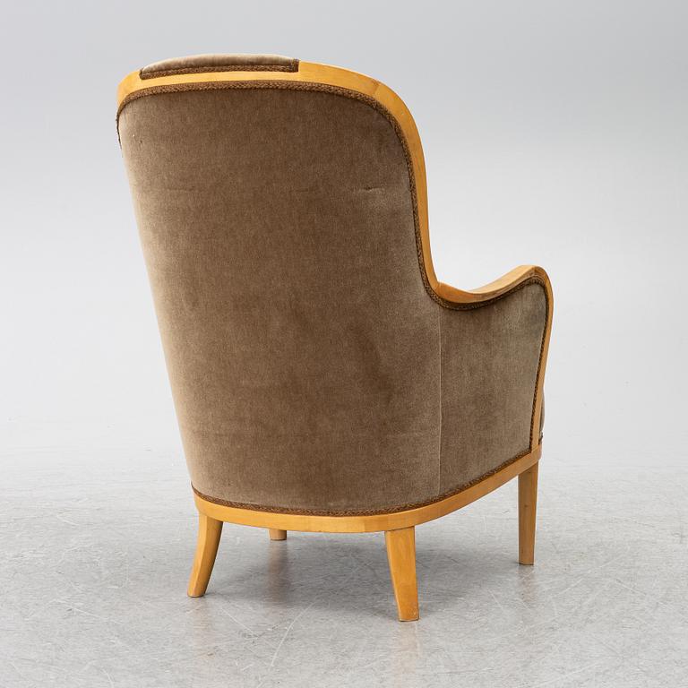 Carl Malmsten, armchair, 'Advokaten', second half of the 20th century.