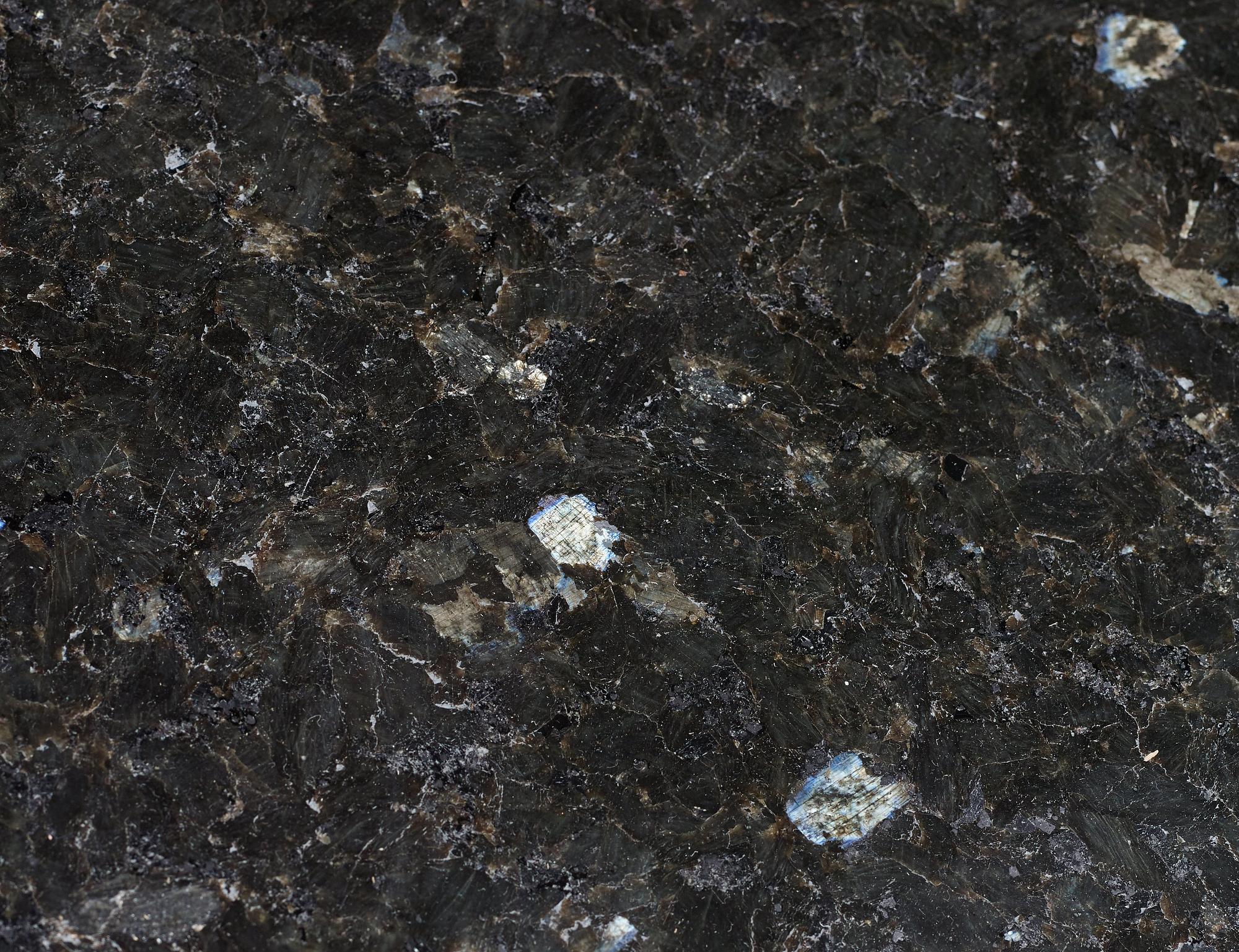 PÅL SVENSSON, sculpture signed and dated. Dark Labrador Granite.