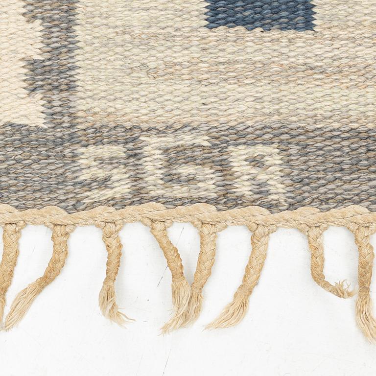 Anna-Greta Sjöqvist, matta, rölakan, ca 253 x 175 cm, signerad AGS.