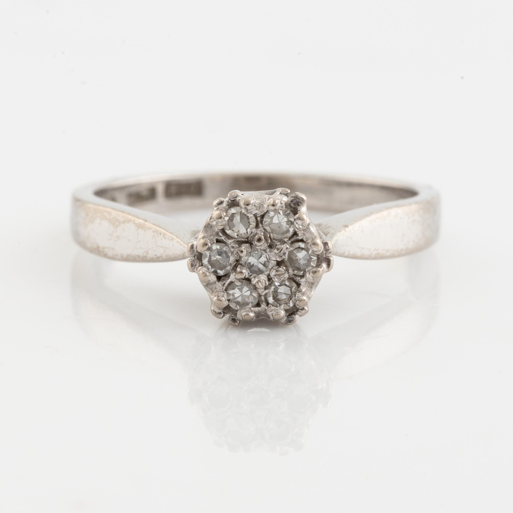 Eight cut diamond ring.