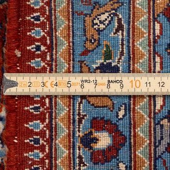 Rug, Moud, part silk, approx. 290 x 195 cm.