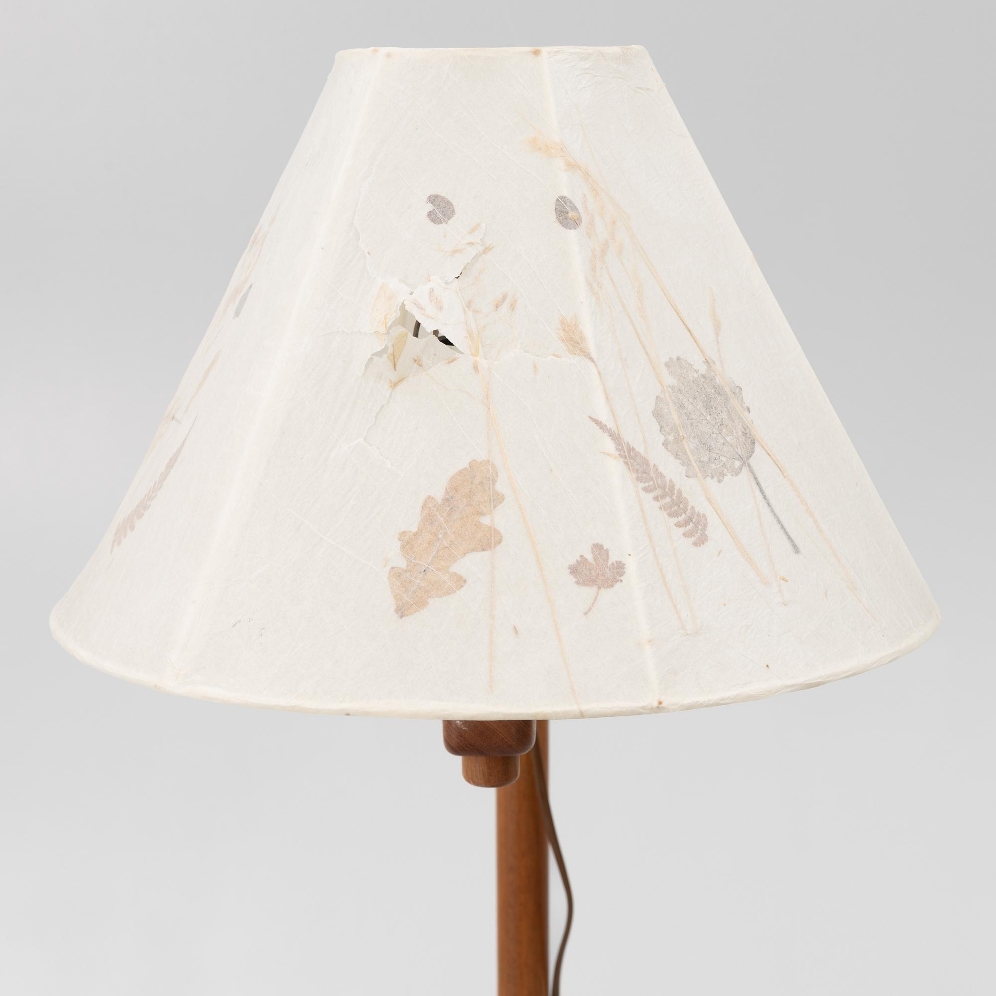 Carl Malmsten, a 'Staken' floor lamp.