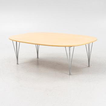 Bruno Mathsson & Piet Hein, coffee table, "Superellips", Fritz Hansen.