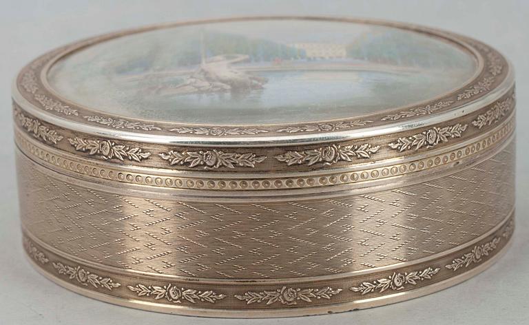 DOSA, silver, Belgien 1800/1900-tal. Vikt ca 204 g.