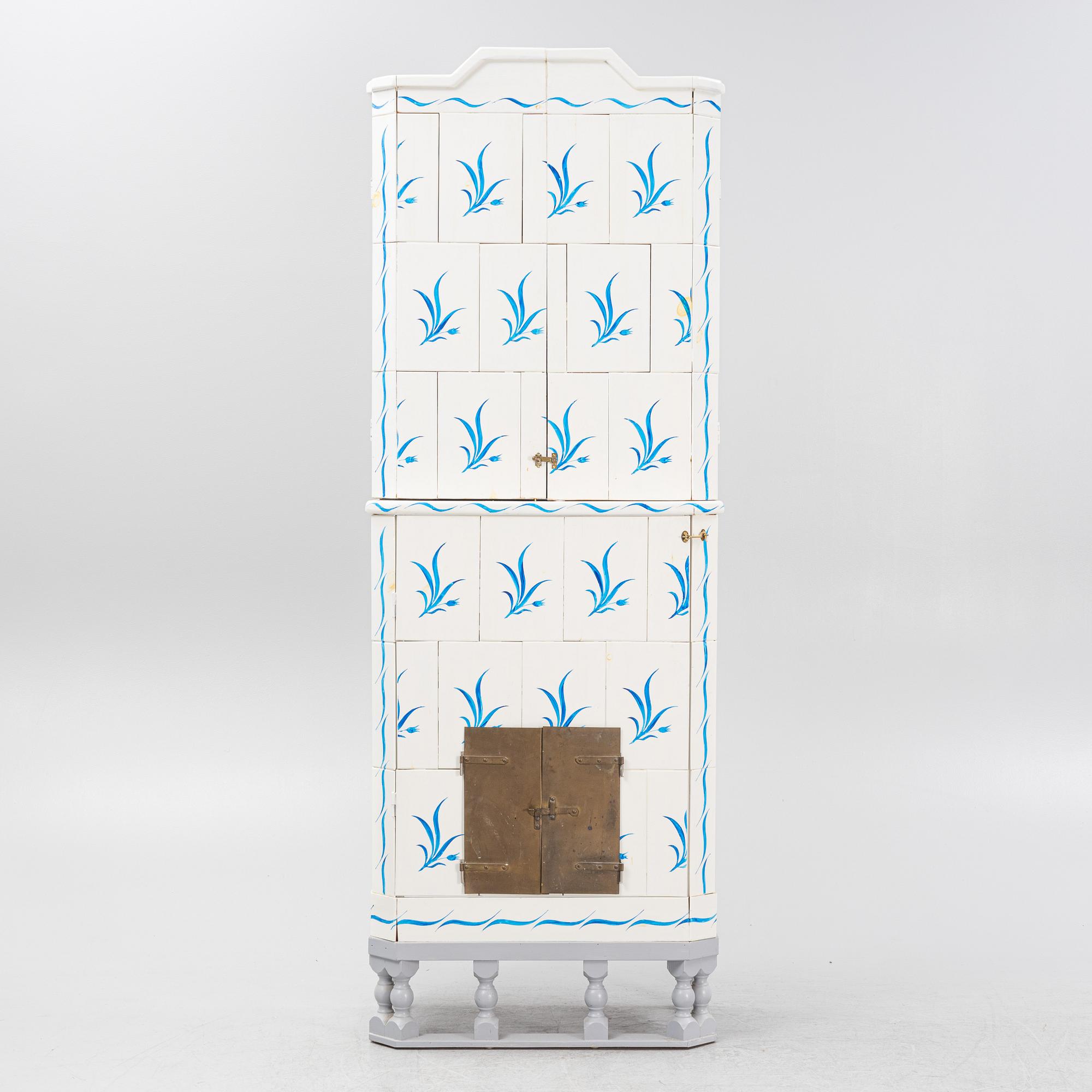 Kakelugnsskåp, 1900-talets slut.