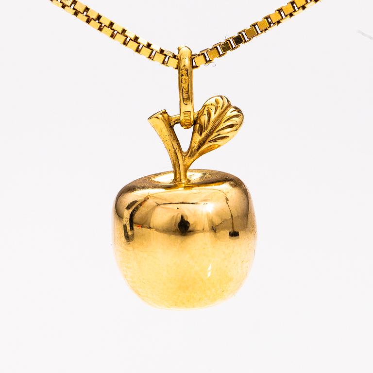 A 14K gold necklace. Finland.