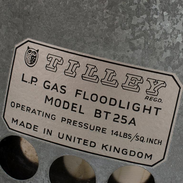 INDUSTRILAMPA, Tilley, omkring 1900-talets mitt.