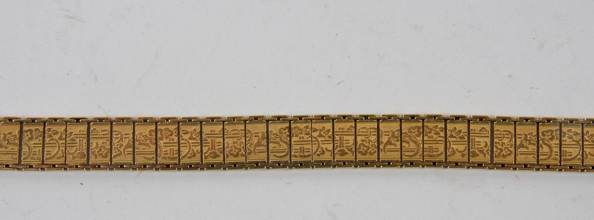 ARMLÄNK, guld 18 K.