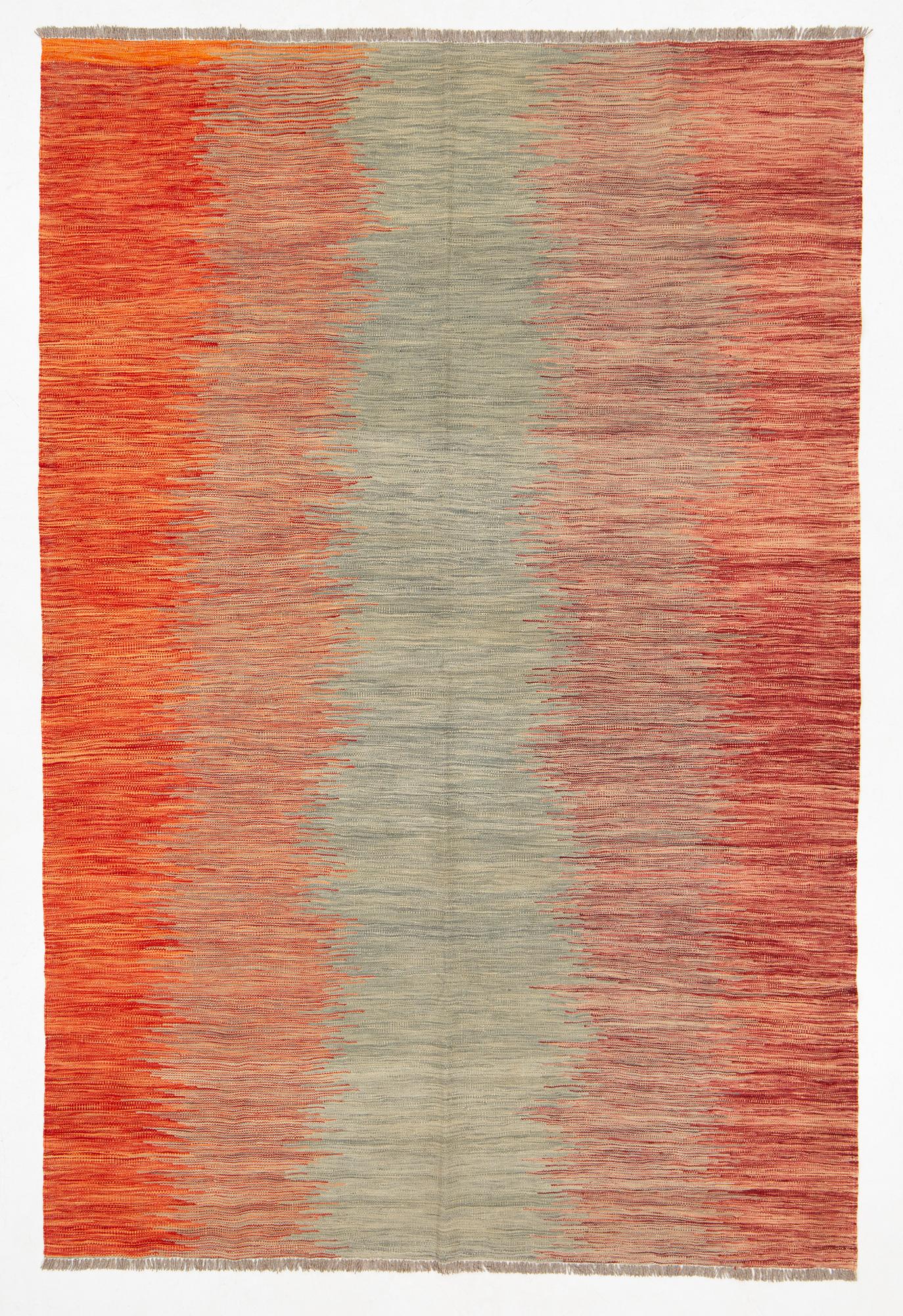 A kilim carpet, 304 x 203 cm.