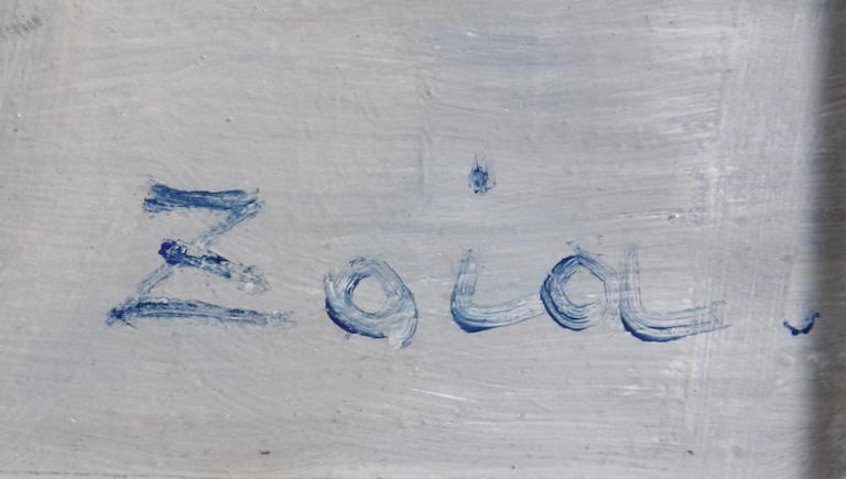 KRUKOWSKAJA, ZOIA, olja på pannå, sign.