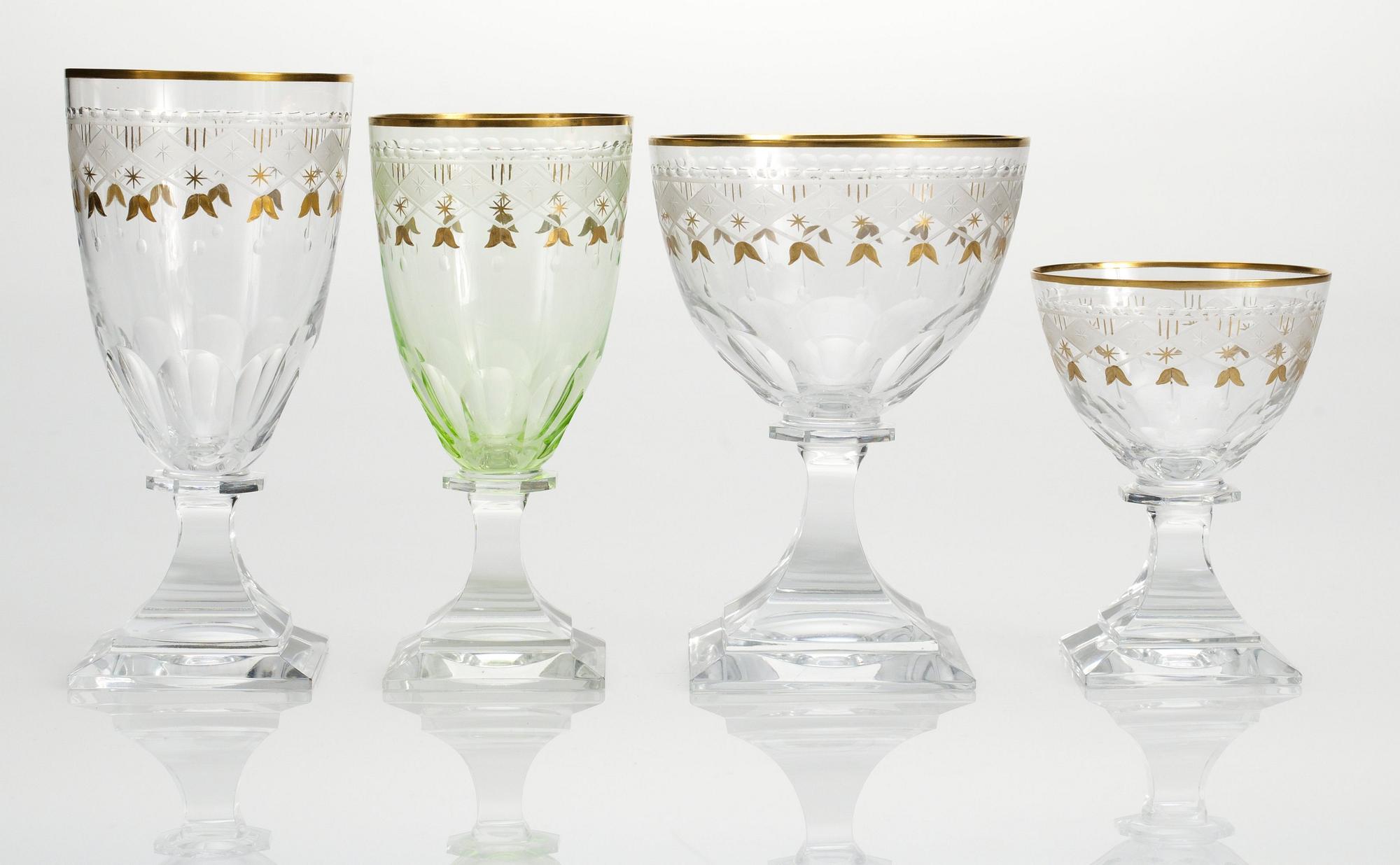 GLASSERVIS, 46 delar. Kosta "Junior".