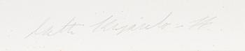 Portfolio with eleven serigraphs, signed and numbered 67/110, 1977.
