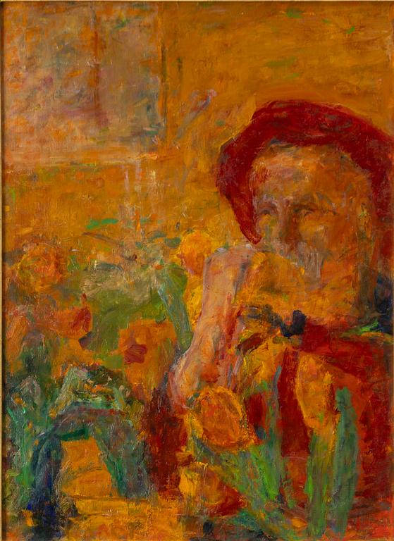 Rafael Wardi, Kvinna vid blommor.