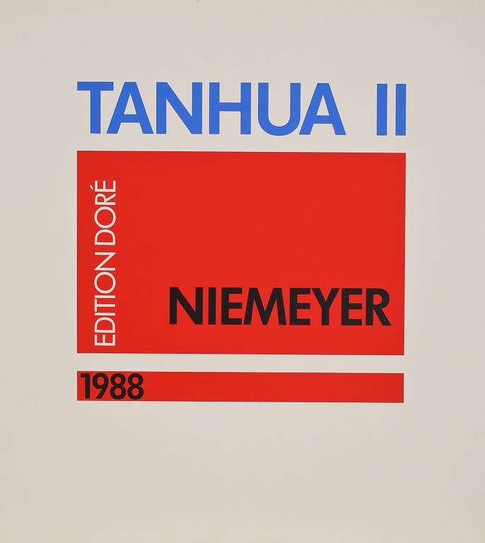 JO NIEMEYER, mapp med 4 serigrafier, signerade och numrerade II/X, 1988.
