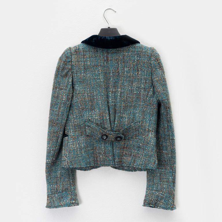 Marc Jacobs, a wool bouclé jacket, size 2.